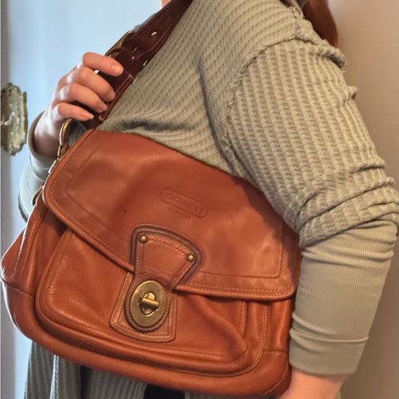 Coach Handbags - Coach Legacy Ali 65th Anniversary Edition Leather Shoulder Bag Whiskey Brown